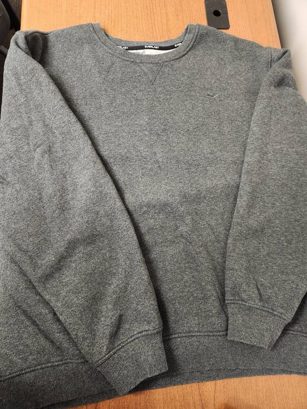 Everlast Crewneck Sweater XXL Dark Heather Gray (L)
